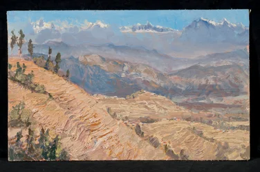 Terrassen Dhulikel, Nepal